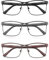 HEEYYOK Occhiali da Lettura Uomo Luce Blu Bloccando Computer +1.75 Lettori Occhiali Per Gli Uomo, Telaio In Metallo Anti UV Occhiali Digitali
