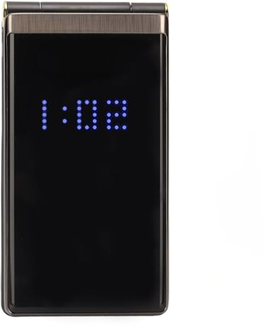 HEEPDD Senior Flip Phone Cell Senior Flip Cell Phone 2.8 Inch Large Screen Speaker LED Flashlight Elderly Phone Senior Flip Cell Phone (Tarnish Color)