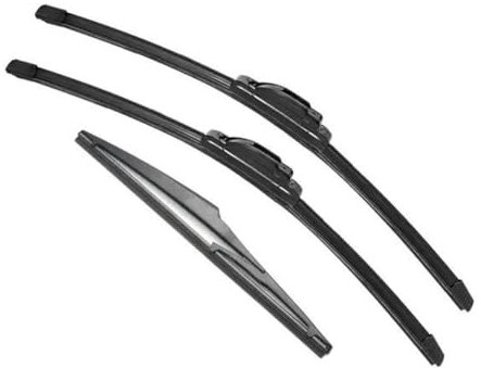 DZAIYB Auto Wischerblätter vorne hinten Scheibenwischer Zubehör, für 2006-2011 Toyota Yaris MK2 Fließheck