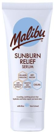 Malibu Sun After Sun Sunburn Relief Serum, 75ml | Cooling & Soothing, Aloe Vera, Vitamin E, Allantoin, Hydrating & Moisturising for Sun-Soaked Skin