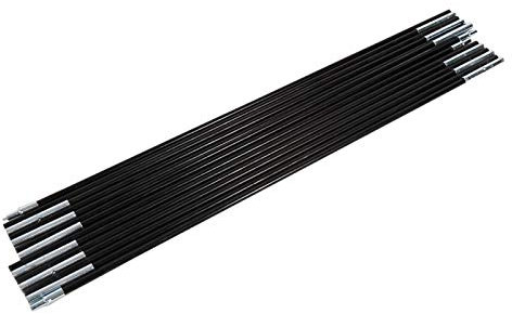 Ausla Zeltstangen, 2 Sätze 7 Abschnitte Fiberglas zeltstangen, 3.4m Zelt Fordable Fiberglas Rod Pole, für 2 Personen Campingzelt