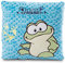 NICI 47616 Kissen Frosch My Little Friend 25x25cm Plüsch Classic, Grün