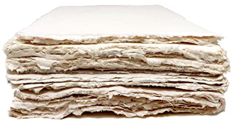 Artway Indigo - Papel de Algodón A4-100% Algodón/Hecho a Mano - 250gsm Textura Lisa - A4 (30 Hojas)