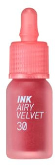 PERIPERA Ink Airy Velvet Lip Tint – Lightweight Matte Finish, Long Lasting, Moisturizing Formula (30 Wake Up Cherry)