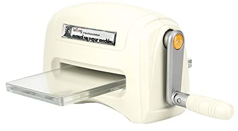 Starnearby Fustellatrice per Carta Macchina per Taglio e Rilievo Fustellatrice per Scrapbooking Goffratrice per Carta Macchina per Goffratura a Mano per Creazione di Biglietti, Album di Ritagli