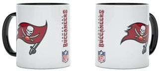 NFL Tampa Bay Buccaneers Kaffeebecher Kaffeetasse Tasse 11oz 325ml Double Logo