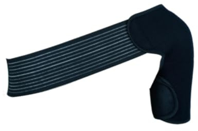 perfeclan Cinghia di supporto per la spalla, protezione singola sportiva, adatta per braccio sinistro e destro, design ergonomico, cintura elastica regolabile