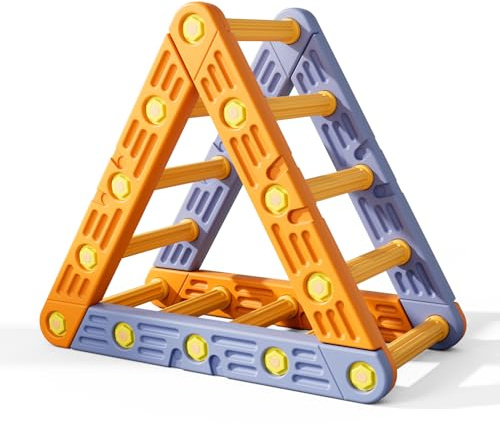 Warmiehomy Toddler Climbing Frame Indoor Triangle Ladder, Plastic Climbing Toys For Kids 1-3 Climber, Indoor Kids Playground Play Gym Gift For Children 77 * 42 * 77CM