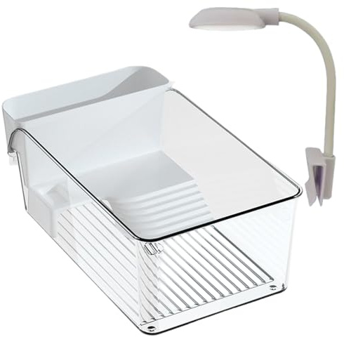 Kit completo per habitat di tartarughe con area multifunzione e filtro dell'acqua per tartarughe e animali acquatici, acquario per pesci