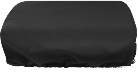 Gettimore Copertura impermeabile 420D per griglie da tavolo da 55,9 cm, antivento, con coulisse, adatta per modelli di barbecue con cappuccio, colore nero