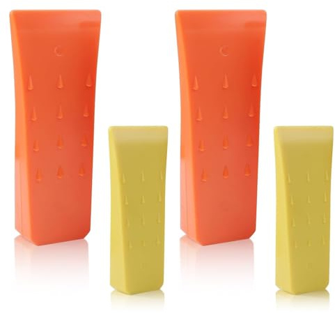 SilverChry Set di Cunei Abbattimento 4 Pezzi, Cuneo Spaccalegna, Cunei Abbattimento Forestali, Cunei Asce Resistente al Gelo, Plastic Cunei per Motosega, Cunei Forestali in Plastica Antiscivolo