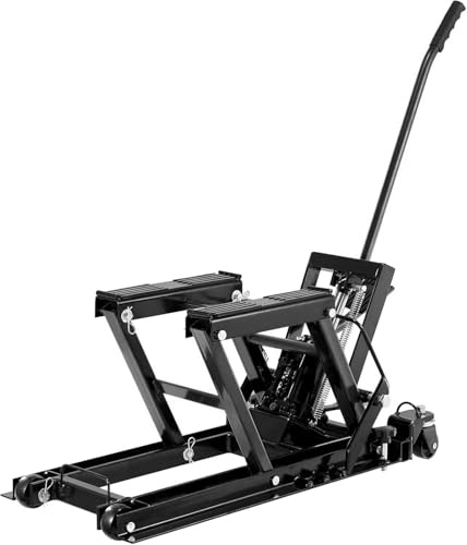JOMAFA Elevador de Motos y quads ATV hidraulico, Capacidad para 680 Kilos