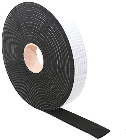KAMAN Smart Equipments EPDM Zellkautschuk Dichtungsband einseitig, selbstklebend Moosgummi - 10meter je Rolle- Breite (5 bis 100) mm x Dicke (1 bis 20) mm Premium-Qualität -PRIME- (15x3)