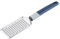 Tasty Handreibe - Ideal zum Reiben von Gemüse, Schokolade und mehr - Hochwertiger Rostfreier Edelstahl - Einfache Handhabung - Grau/Blau/Silber, 25x5,7cm