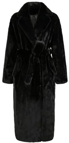 Vogrtcc Cappotto Invernale Da Donna In Pelliccia Sintetica Lunga Soffice E Spessa