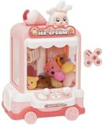 Mini Macchina ad Artiglio per Bambini con 10 Bambole e 12 Valuta di Gioco, Macchina Artiglio Arcade con Musica, Grabber Caramelle Machine, Giochi Arcade, Claw Machine, Regalo di Natale e di Compleanno