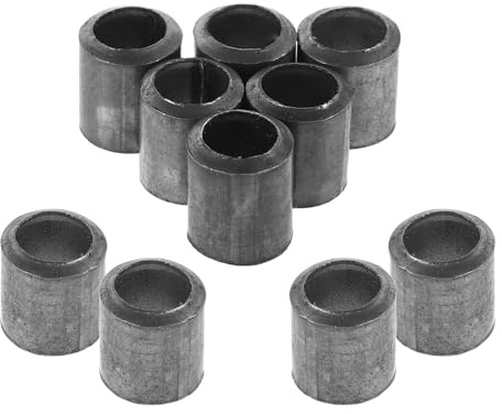 Healifty Kit da 10 Cunei di Ferro Manico in Legno Cunei di Sicurezza Rotondi per Martello Perni di Fissaggio per Lavorazione del Legno e Abbattimento