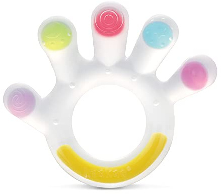 Haakaa Palm Teether - Soft Silicone Baby Soothing Teether Pacifier - Frozen Teething Toy for 3M+ Babies - BPA Free (1 Pack)