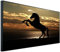 Ecowelle Infrarotheizung mit Bild | 1200 Watt | 60x120 cm | Infrarot Heizung| | Made in Germany| b 106 Pferd