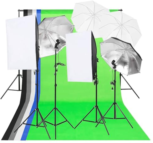 vidaXL Fotostudio kit, studioljus, studio belysning, kamerabelysning, ljusset, kamera belysning, fotobelysning, fotograferingsbelysning, softbox