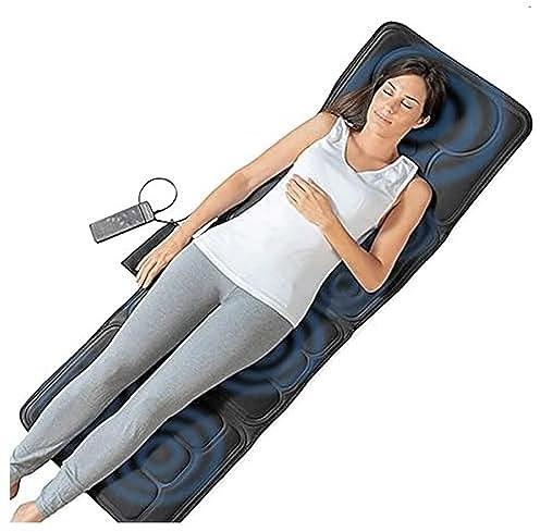 InnovaGoods® wärmende Körpermassagematratze, entspannt und verbessert die Blutzirkulation, große elektrische Decke mit 5 Modi, 4 Massagezonen, 3-stufige elektrische Massagematte