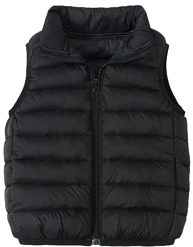 Happy Cherry Gilets sans Manche Enfants Gilet en Duvet Garçon Fille Hiver Matelassé Doudoune Sans Manche