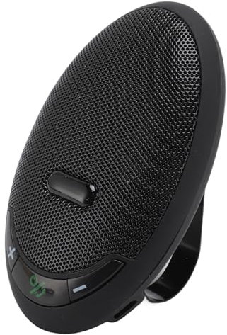 Garsent Vivavoce Bluetooth per Telefono Cellulare, Kit Wireless per Auto, Adattatore per Lettore Musicale con Clip Posteriore, Altoparlante Bluetooth Portatile per Casa/sport/all'aperto,