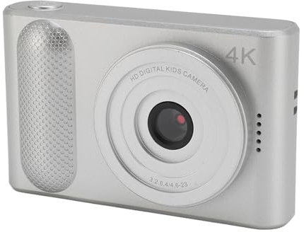 Camera Digitale 4K 48MP HD 16X Digital Zoom Focus Auto Focus SLR Camera Fotocamera con Doppia con Schermo TFT da 2, 4 Pollici per la Fotografia di Viaggio Vlogging (SILVER