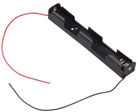 AA x 2 Long Battery Holder Flying Leads