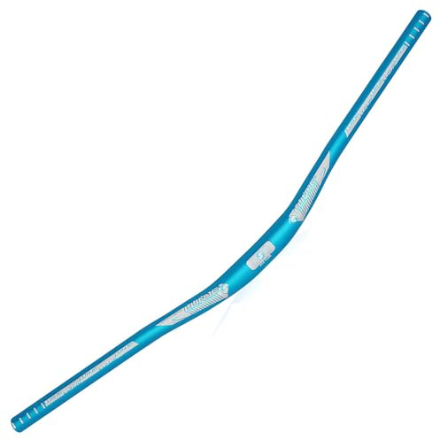 31,8 mm mountainbike-styre, aluminiumlegering cykel-riser-styre, 720 mm/780 mm extra långt MTB-cykelstyre (blå, 780 mm)