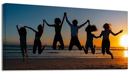 Laoife Custom Canvas Prints with Your Photos for 40x20 Wall Art, Customized Canvas Pictures of Your Wedding, Families - Personalized Your Image/Photo