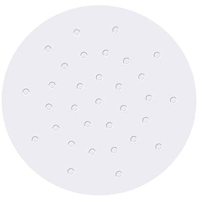 8 Inch Air Fryer Liners, Set of 100, 7/7.5/8.5/9/10inch Air Fryer Paper Available, Perforated Parchment Paper for Air Fryer, Steaming Basket and More