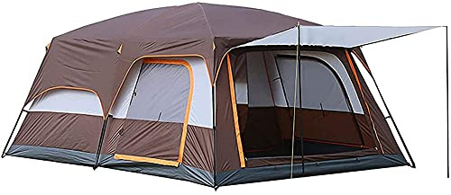 JQDZX Tenda a Cupola per 3-8 Persone, Impermeabile e Antivento, 4 Stagioni, Campeggio, Escursionismo, Pesca, Spiaggia