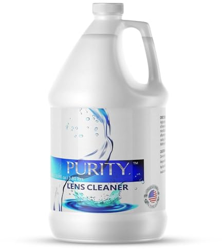 Purity Eye Glasses Lens Cleaner - Refill Eyeglass Lens Cleaning Bottle - Safe for All Lenses (AR Coated Included), Eyeglasses and Screens - Made in USA - Clear, 1gal