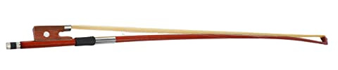 Violin Bow, Horsehair Violin Bow, Comfortable Grip, Thorn, Exquisite, Well-balanced, Delicate, Made for Practice (4/4)