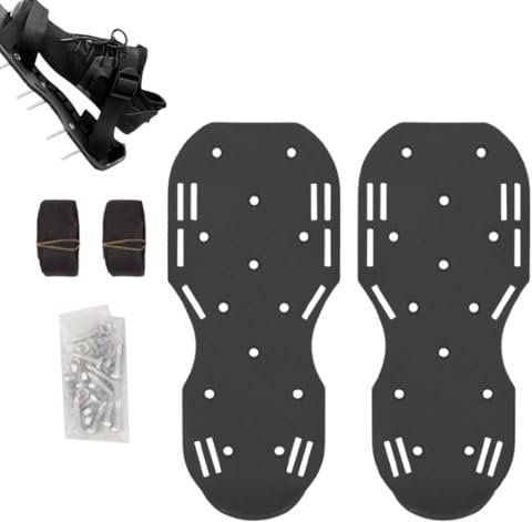 Aeration Shoes for Lawn | 2X Sturdy Sole Lawn Aeration Spike Aerator,Aerate Lawn Tools, Heavy Duty Spiked Aerating Sandals, Yard Aerator for Yard Patio Lawn Garden