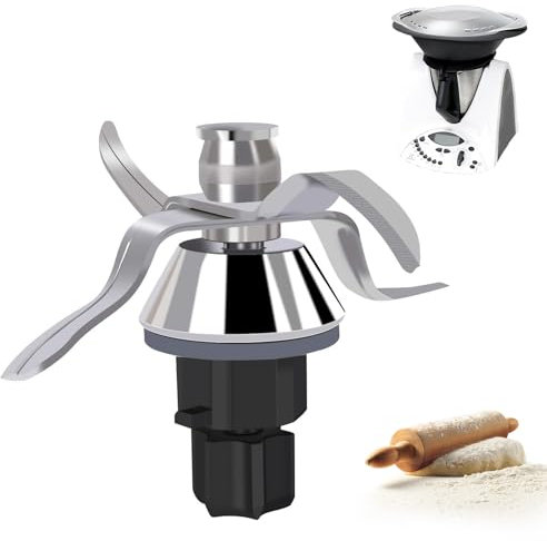 Messer aus Edelstahl Ersatz für Thermomix TM31, Küchenmaschine Thermomix TM31 Ersatzmesser Ersatzteile Messer aus Edelstahl Kompatibel mit Thermomix TM31