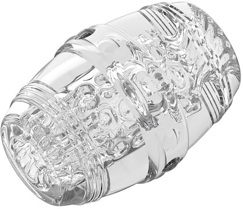 Kutocesy Masturbatore Uomo in TPE Morbido Ed Elastico – Masturbator Realistico Tipo Vagine Vere, Giocattolo Sessuale Portatile Per Uomini Solitari (Transparent)