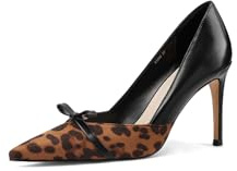 QUEEN HELENA Décolleté con Tacco a Spillo Scarpe Eleganti Donna K4006 (Maculato, Sistema Taglie Calzature EU, Adulto, Donna, Numero, Media, 38)