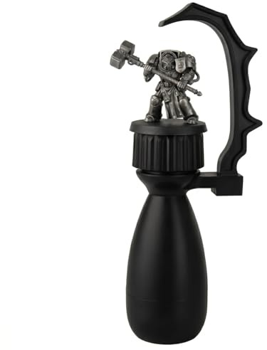 Magicrose Miniature Painting Handle with Stabiliser Bar & Magnetic Base - 360° Rotating Model Holder with Finger Rest for Wargaming, D&D & Figures - Anti-Shake Support for High Precision Details
