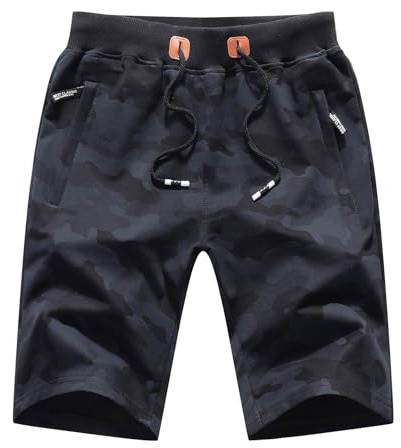 Pantalones cortos para hombre con bolsillo con cremallera, cinturón de cadera, pantalones cortos deportivos casuales