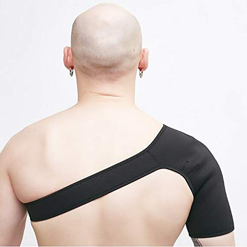 HELIALTH Axelbandage, stöd för rotormanschetten för att förebygga skador, terapi och smärtlindring i AC-leder, mukospåsit, frusen axel, höger