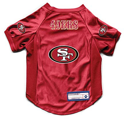 Littlearth San Francisco 49ers NFL Stretch Haustier-Trikot für große Hunde