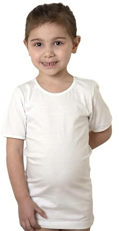 ZZZ ZZZ PETITE ABEILLE Made in Italy- 3 Maglie Intime per Bambina 100% Caldo Cotone Invernale (Corte/9)