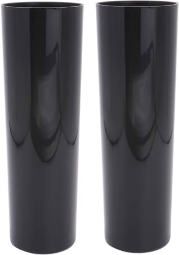 Lot de 2 vases funéraires coniques (7,2 x 22 cm)