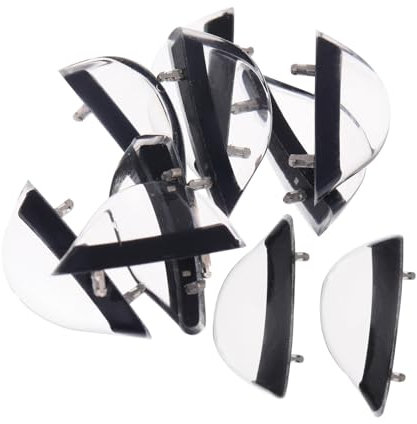 ORFOFE 10pairs Non-skid Nose Pads for Glasses Simple Eyeglasses Nose Pad Replacement Creative Retainer for Comfortable Wear