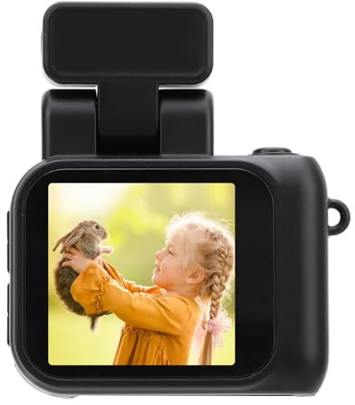 Portable Rechargeable Vlogging Camera HD 080P 2MP, 60° Lens Angle Digital Camera for S, School Girl, DV Camera with High Definition Video Quality