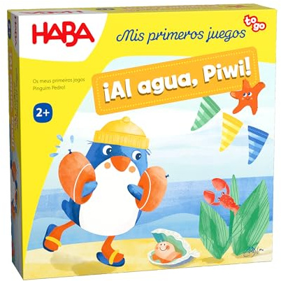 HABA 2012217003 - Mina Första Spel - Vattnet, Piwi!, Första Barn Minnesbrädspel, Resor. Mer 2 år