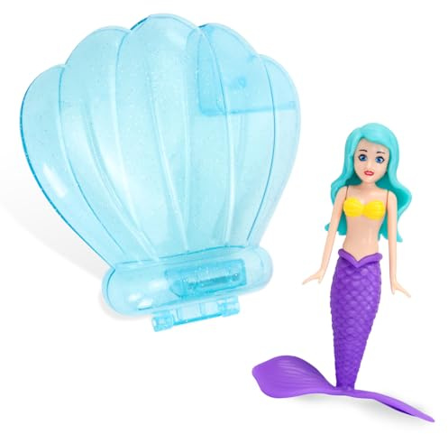 VReder Pool Diving Toy, Mermaids Diving Swimming Pool Accessories Kids Toys, Underwater Pool Training Little Mermaid Summer Party Supplies Water Toys for Aged 5+ (Blue Box Purple 1Pcs)