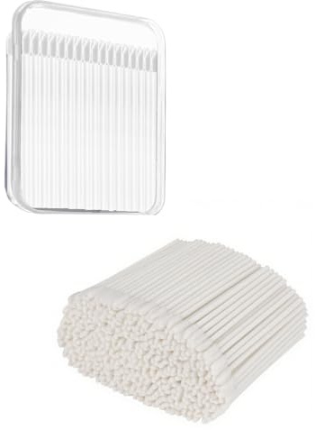 HUVZOR 100 pièces Bâtonnets de Nettoyage en Mousse Tiges Nettoyage en Mousse Sans Nettoyage en Mousse Bâton Éponge pour Imprimante à Jet d'Encre Tête d'Impression, Caméra, Lentille Optique